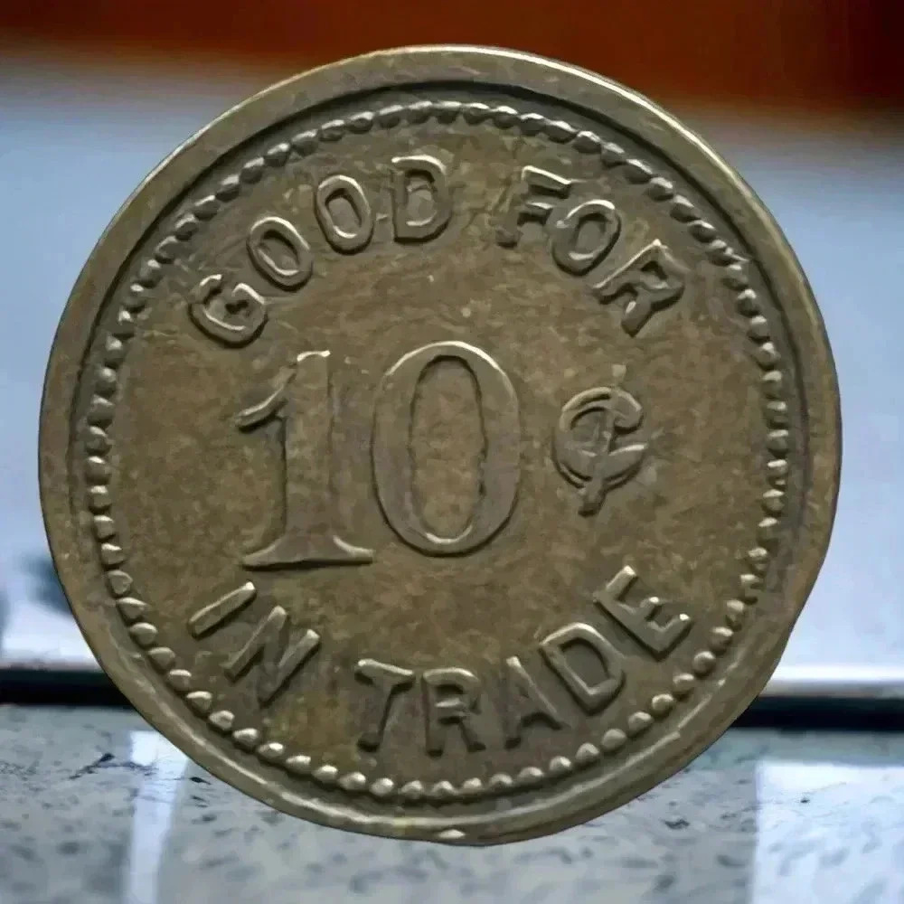 Tonasket Pastime, Washington Good for 10 cents in trade token - rare collectible